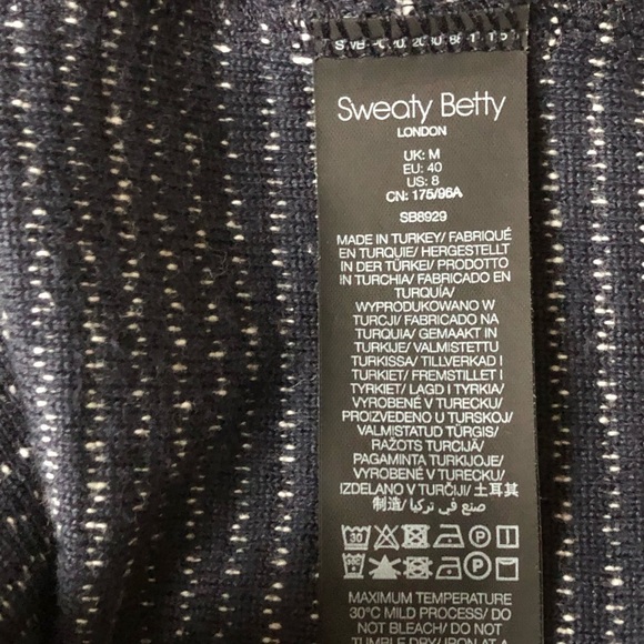 Sweaty Betty Rest Up Half Zip Pullover Size 8 - Picture 11 of 15